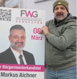 Mehr über den Artikel erfahren Heute haben wir unsere Wahlplakate aufgehängt
